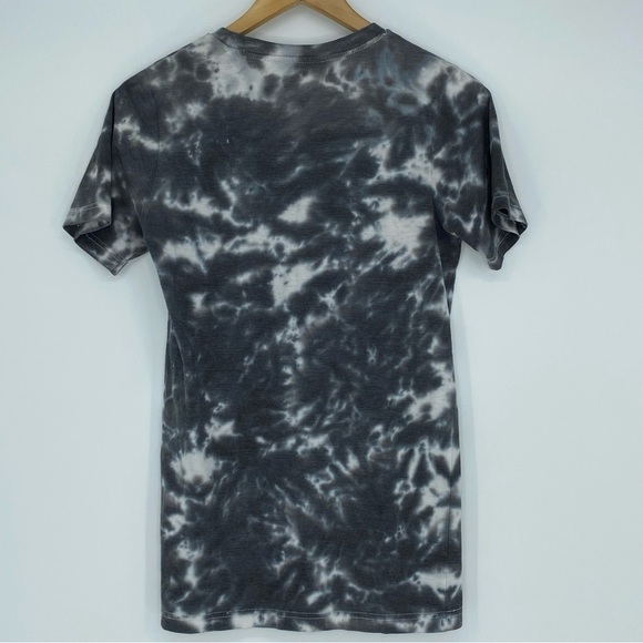 Easy E black & white tie dye short sleeve tee with face print men's size small - Picture 8 of 11